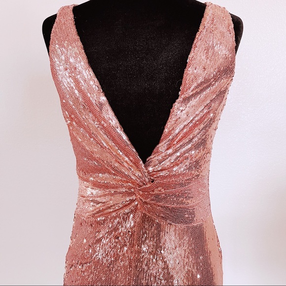 HALSTON Madden Back Twist Gown - Picture 7 of 11
